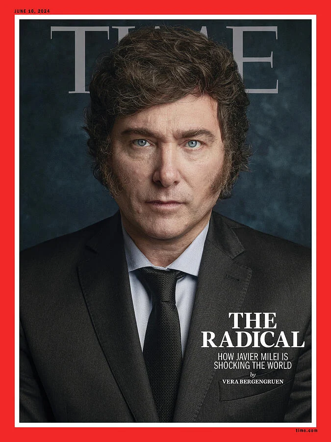 Portada de TIME del 10/06/2024 con Javier Milei