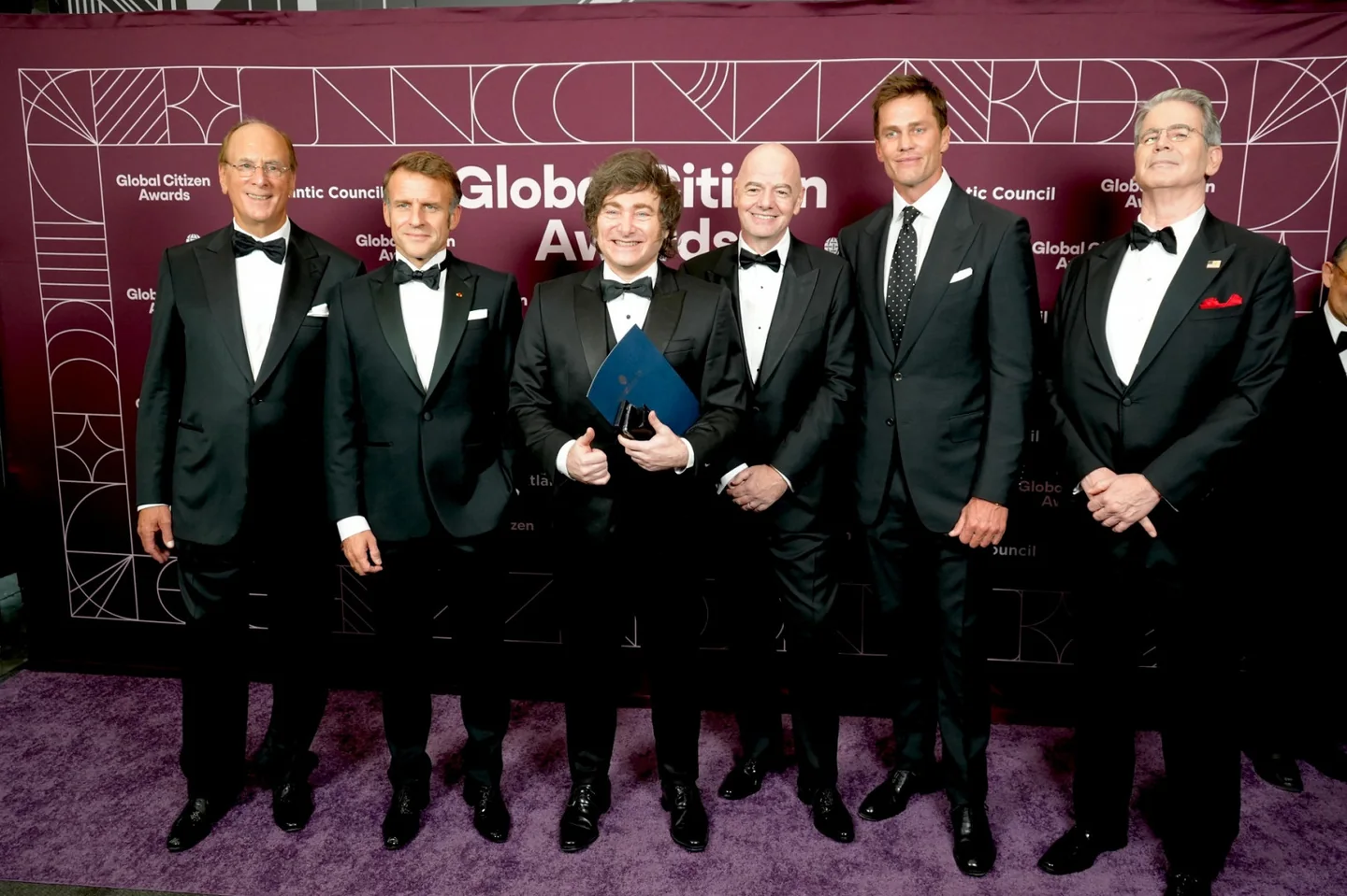 Javier Milei · Global Citizen Awards · Atlantic Council, Nueva York · 24/09/2025